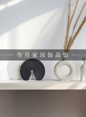 样板间雕塑客厅办公室书柜酒柜