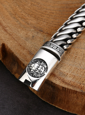 新款黄财神三马鞭手链朋克风个性