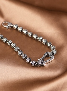 新款手链复古做旧简约设计潮人皮