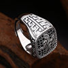New auspicious bird ring punk personality trendy niche