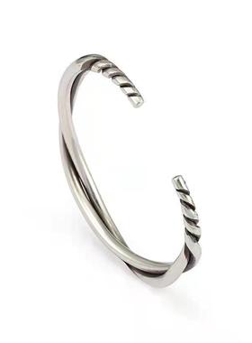 泰国手镯小众纯银复古