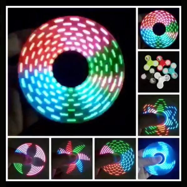 Fidget Spinner Glow in the Dark Adult Toy Anti Stress Led - 图1