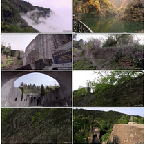 Guan Pass Ancient Great Wall Women Nwa Mountain Women Nu Pingli Pingli County Ankang Shaanxi Town Video material