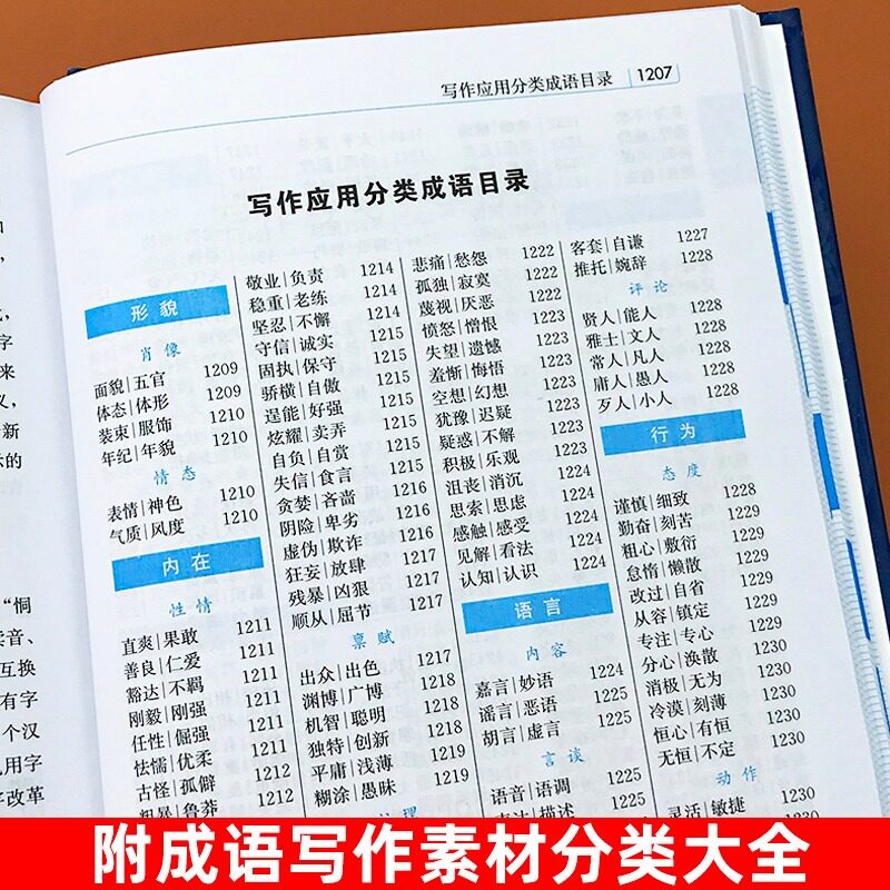 正版成语大词典小学初中生高中生字典辞典通用现代多功能新华大成语词典中华成语训练大全2024新版小学生专用汉语词典工具书