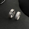 S999 sterling silver ring retro old irregular texture