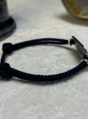 情侣999足银原创手链定制刻字