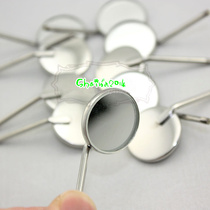 20pcs Stainless Steel Dental Mirror Moth Tooth Oral Care