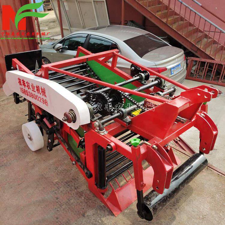 花生收获机割幅80cm爬链振动筛式花生收割机捡拾落果筛土干净新款