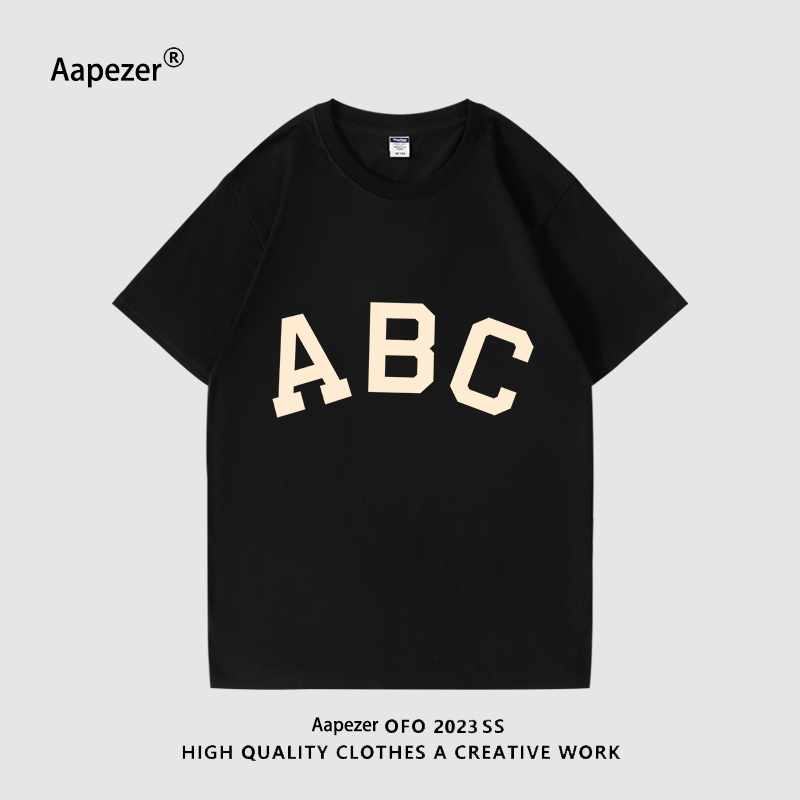 Aape联名纯棉短袖情侣T恤