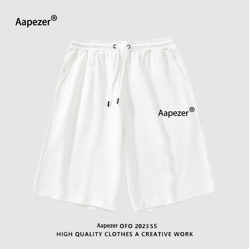 aapezer夏韩版潮流束脚卫裤短裤 aapezer休闲裤