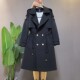 Fat MM plus size women's clothes 2026 spring and autumn fashion new air cotton waist slimming and age-reduced flesh-covering windbreaker trends