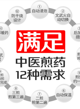 全自动分体煎药壶中药壶家