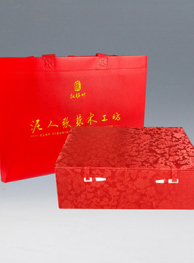 泥人张彩塑 福禄寿 商务会议礼品送客户送领导送长辈生日礼物摆件