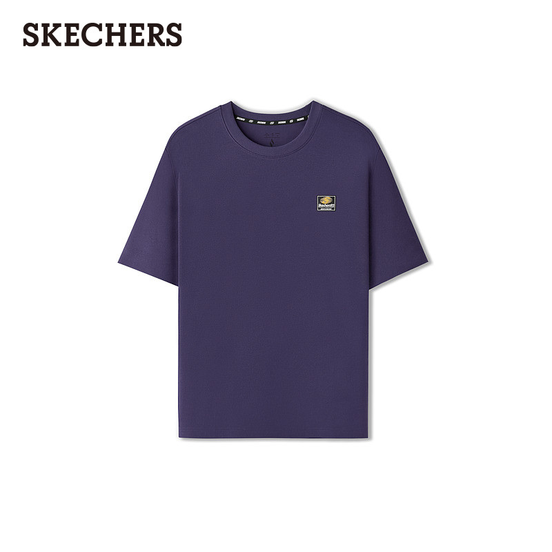 Skechers斯凯奇2026夏新款男女同款针织短袖T恤衫时尚百搭打底衫,淘宝优惠券,粉丝福利购,淘宝优惠卷