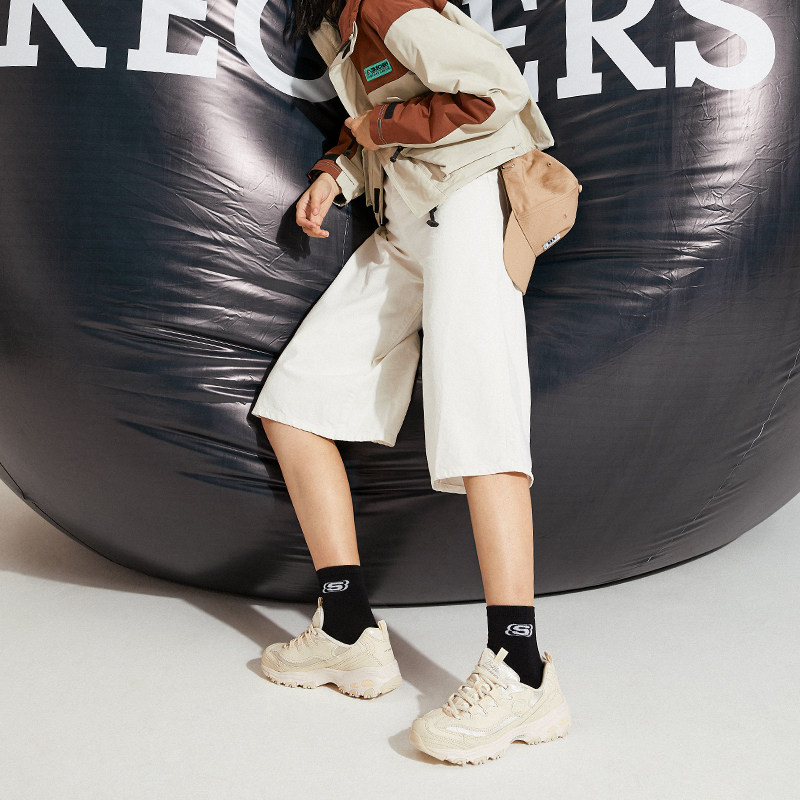 skechers秋季珍珠熊珠珠熊老爹女鞋 skechers斯凯奇蔚亚时尚休闲鞋