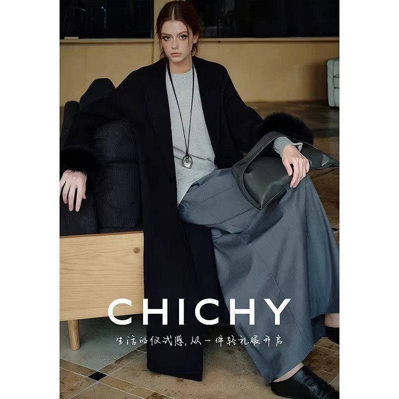 CHICHY斗篷披肩围巾女冬100%绵羊毛呢大衣,淘宝优惠券,粉丝福利购,淘宝优惠卷