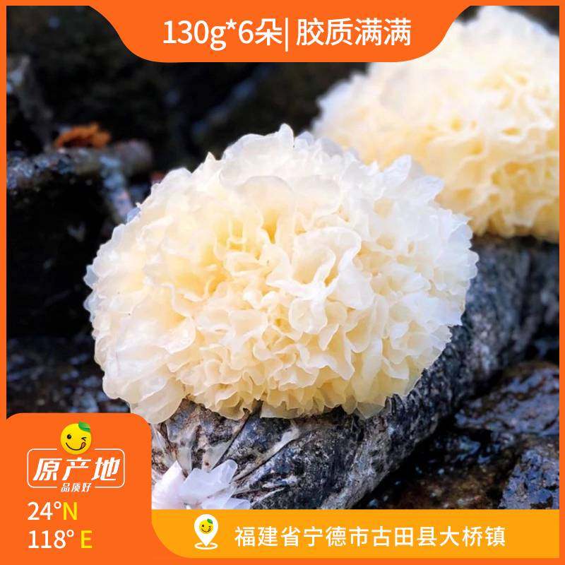 辰颐物语鲜银耳福建古田6朵新鲜免泡发现摘现发鲜银耳产地直发_虎窝淘