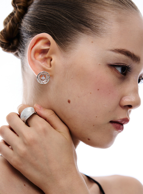 TOGGLER 仲夏梦系列 褶皱纹理宽戒指