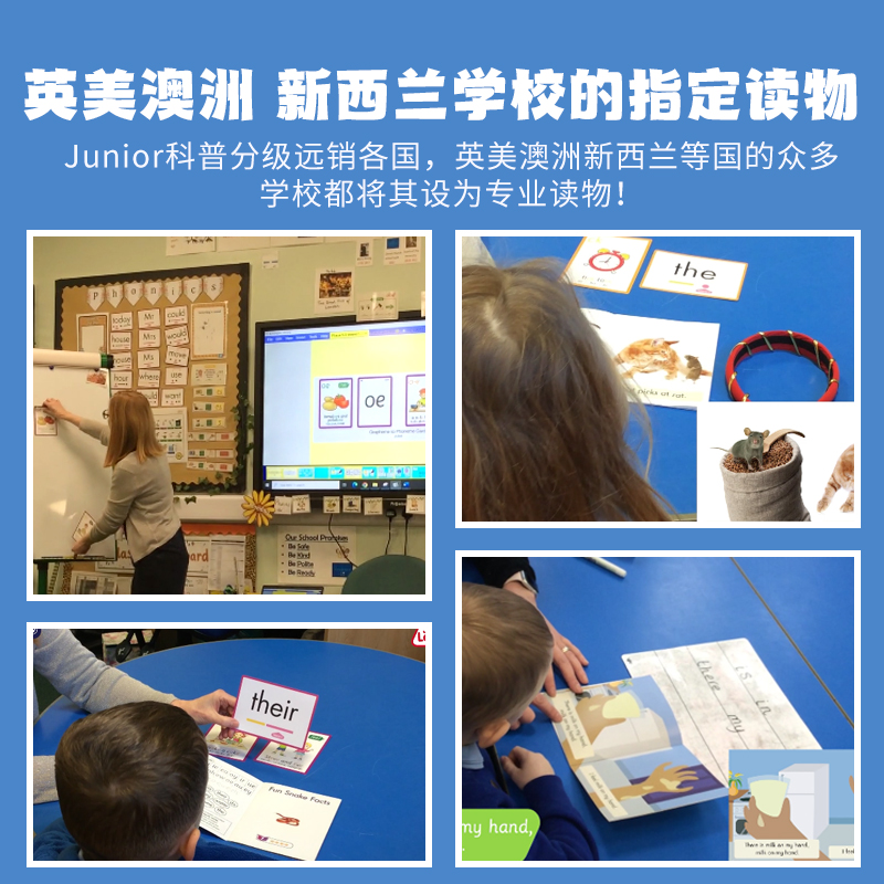 盖世童书 Junior自然拼读英语科普解码书自学CVC拼读规则小学英文分级读物儿童phonics英语自然拼读绘本 - 图2