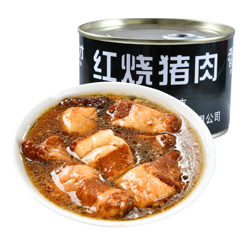 香之渝红烧猪肉罐头500g方便速食加热即食户外肉食下饭菜长期储备