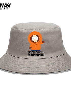 SouthPark南方公园周边衰仔乐园卡通动漫渔夫帽男女潮流百搭盆帽