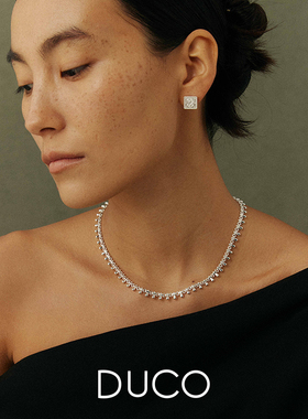 Amorflora爱心纹理锁扣项链高级感个性中古原创设计925银【新品】