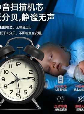 闹钟学生专用起床新款强力叫醒初中高中生专用钟表