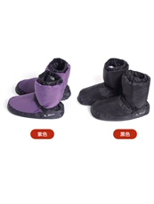 пуанты 舞蹈保暖鞋冬季软底女加厚跳舞靴热身高帮男预热加绒芭蕾练功棉鞋