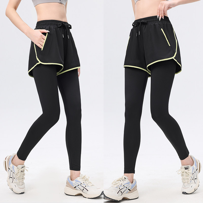 健身房跑步专用运动服女大码速干宽松假两件带短裤瑜伽长裤子外穿,淘宝优惠券,粉丝福利购,淘宝优惠卷