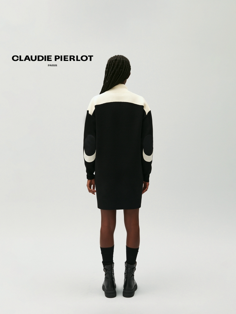 CLAUDIE PIERLOT Outlet女装拼色卫衣连衣裙短裙CFPRO02101