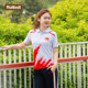 Huarou Sports Huaxiu ແຂນສັ້ນກິລາປະສິດທິພາບເຄື່ອງນຸ່ງຫົ່ມສັ້ນແຂນສັ້ນ summer