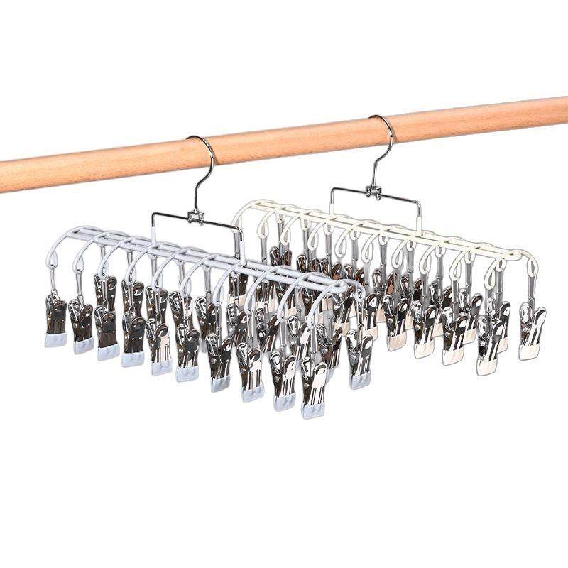 不锈钢多夹子袜子晾晒架家用阳台晾内衣内裤神器防风衣架婴儿袜夹,淘宝优惠券,粉丝福利购,淘宝优惠卷