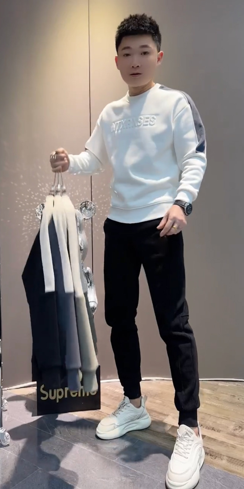 BXBM2025秋冬季新款百搭长袖T恤男士时尚钢印加绒加厚圆领卫衣男,淘宝优惠券,粉丝福利购,淘宝优惠卷