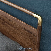Pure Brass Bend new Chinese Angle Fitting Elbow Sofa Armrest Connecting Piece Furniture Hardware Chair Brass Feet