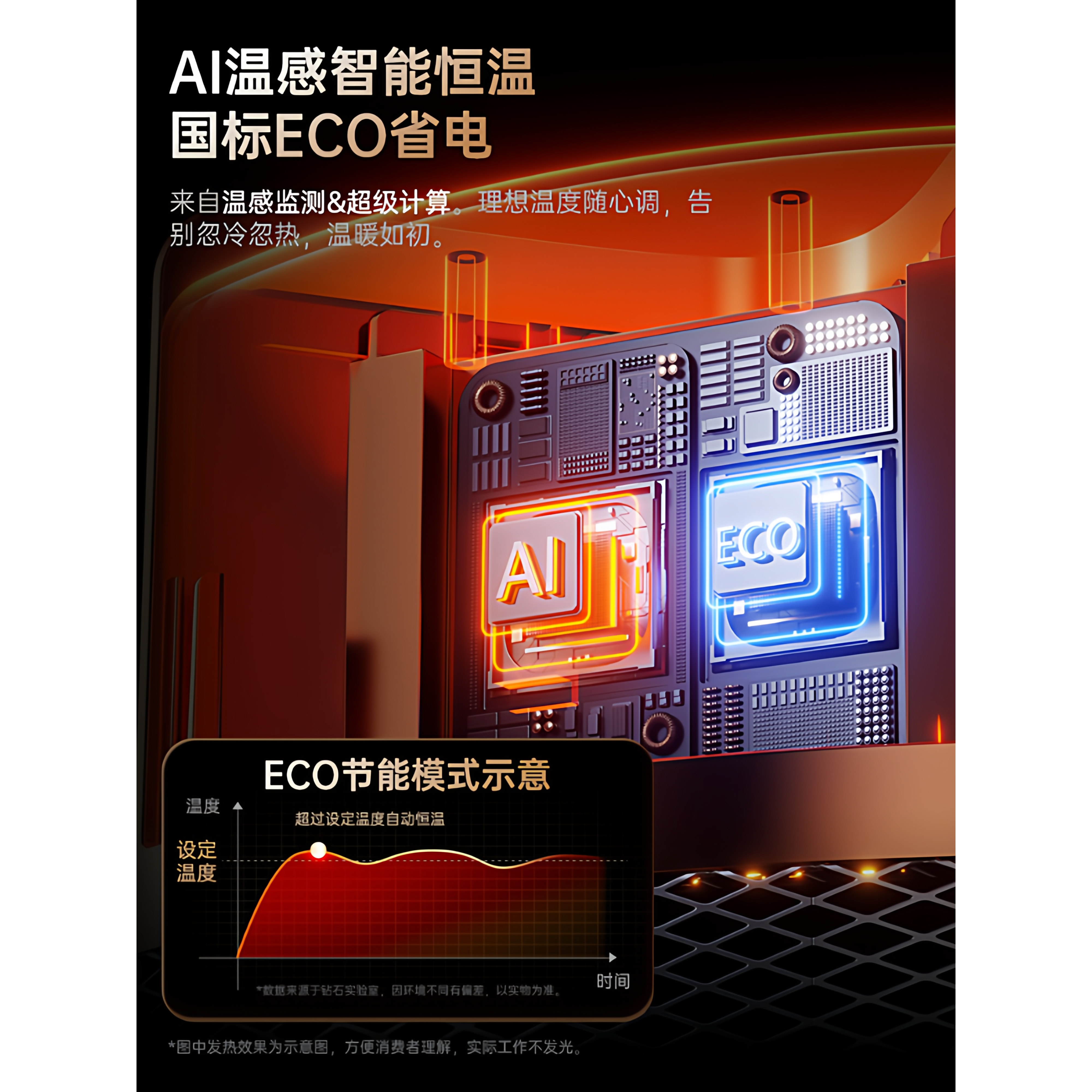 钻石牌暖风机2025新款加湿取暖器家用大面积石墨烯电暖气小太阳df