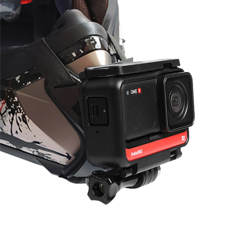 Gopro头盔下巴支架hero9/8/7运动相机insta360oner摩托车骑行配件 - 图3