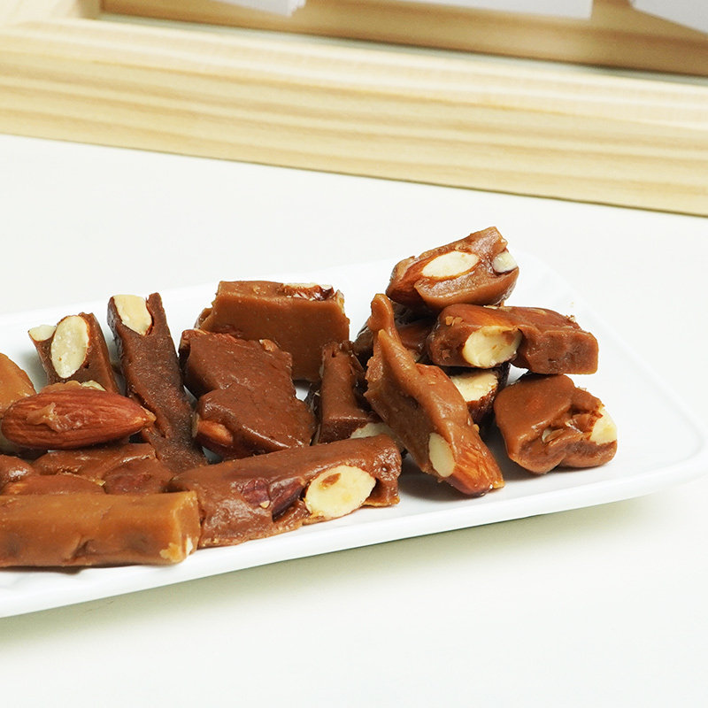 巴旦木太妃糖手工焦糖味扁桃仁海盐杏仁太妃脆情人节喜糖果酥零食 - 图2