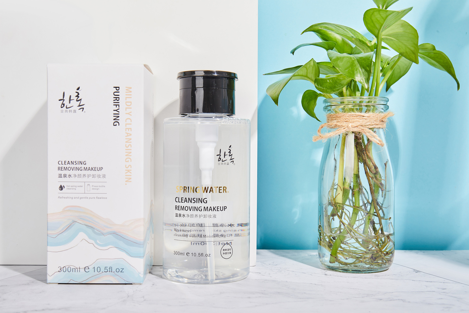 韩露水净颜养护卸妆液300眼影眼线口红彩妆腮红温和j3803化妆品 - 图2