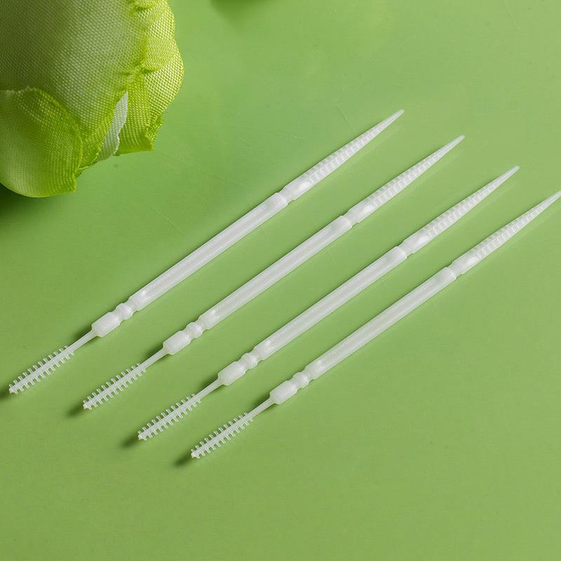100pcs/box Double Head Dental Floss Interdental Toothpick Br - 图3