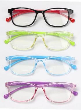 方形防蓝光儿童眼镜光学框架儿童B