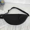 Large-capacity crossbody cycling chest bag for women 2026 new waist bag women's shoulder bag men's sports trendy brand simple solid color