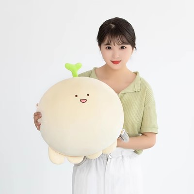 韩国正版DowDow团子面包抱枕丸子可爱大章鱼超软玩偶女双十一礼物-图1