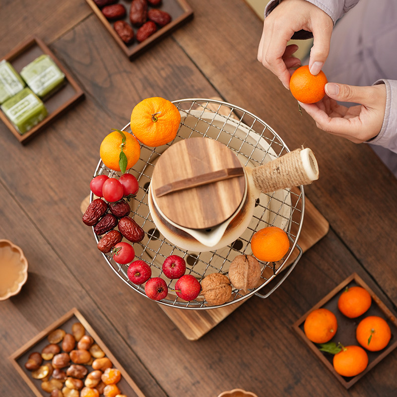 围炉煮茶器烤火炉套装陶瓷罐罐烤奶茶壶全套家用室内户外烧烤碳炉,淘宝优惠券,粉丝福利购,淘宝优惠卷