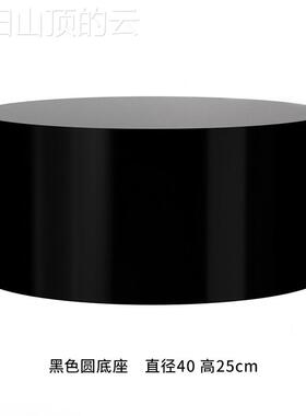 通用型家用圆木型质摆底增座高台展示客大落地件工艺形品厅装台饰
