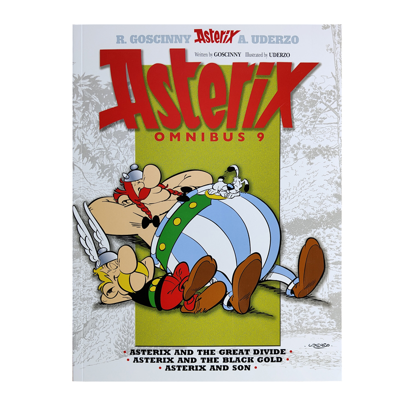 英文原版 Asterix Omnibus第9卷高卢英雄历险记 25-27征服大壕沟奥德赛之旅阿斯特克斯的儿子儿童趣味冒险励志漫画平装-图3