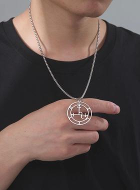 Stainless Steel Devil Seal Necklace Lilith Solomon