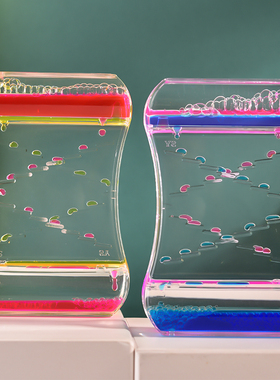 减压发呆梦幻液体沙漏抖音同款