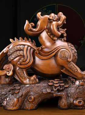 招财貔貅摆件霸王貔貅领导老板办公室高档酒柜装饰品前台开业礼品