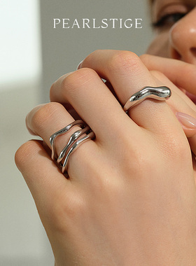 PEARLSTIGE蜕变系列三圈戒指