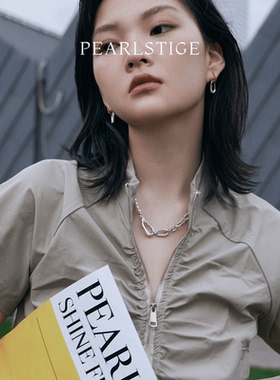 PEARLSTIGE星河扣珍珠拼接项链